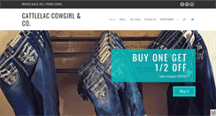 Desktop Screenshot of cattlelaccowgirl.com