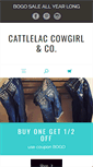 Mobile Screenshot of cattlelaccowgirl.com
